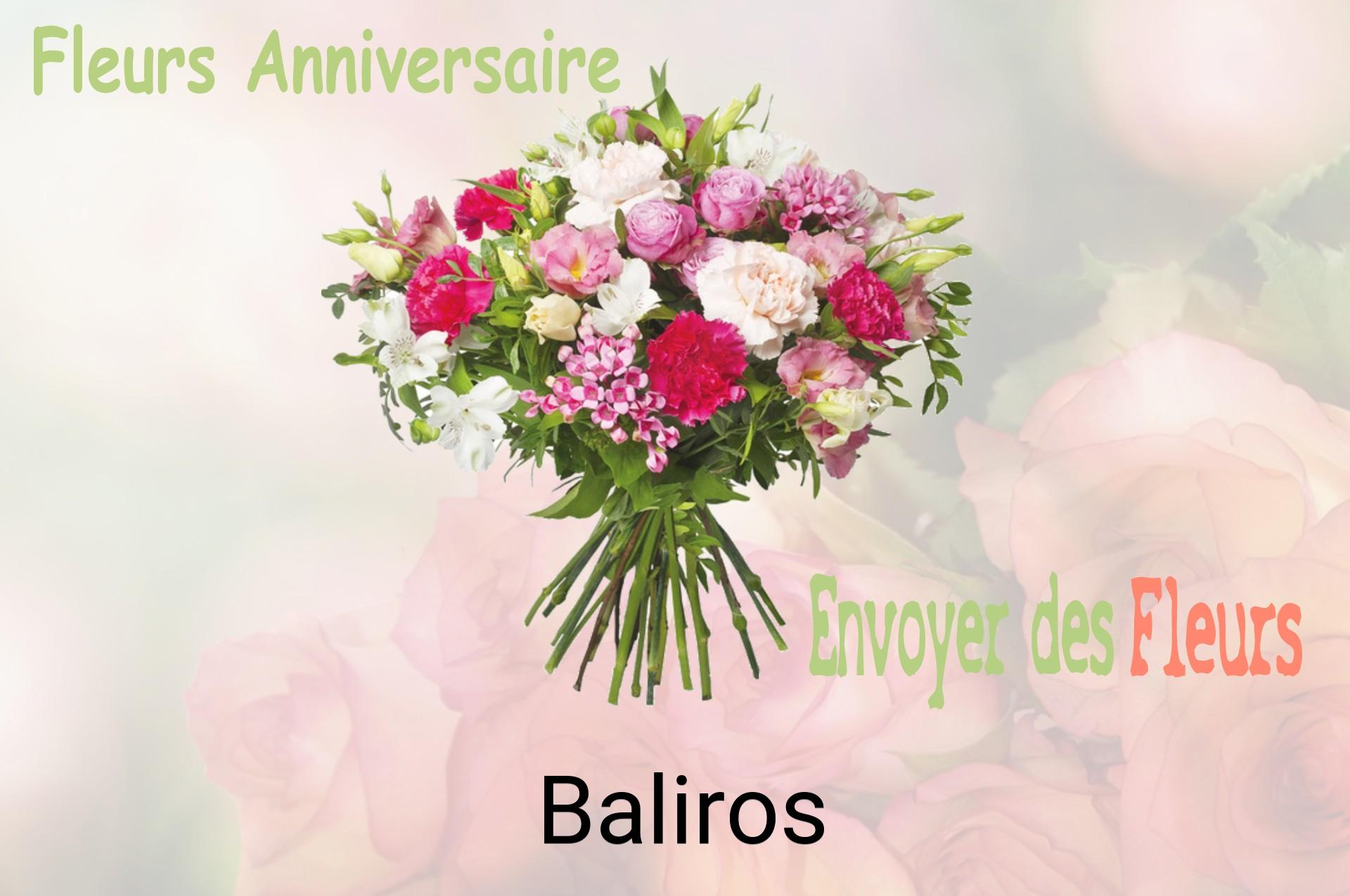 Bouquet de fleurs d’anniversaire livré à Baliros